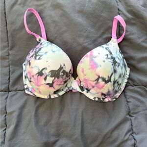 Floral Print Women's Bra